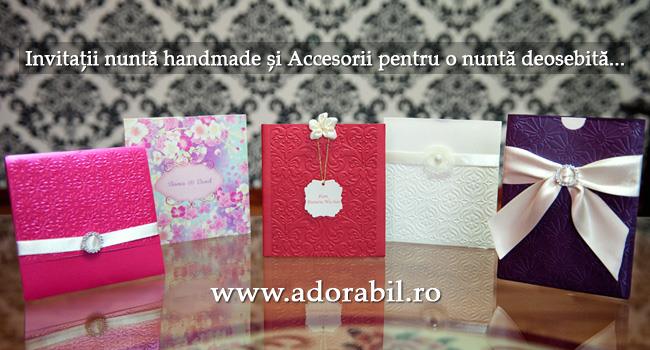 Invitatii de nunta handmade – pur si simplu adorabile!