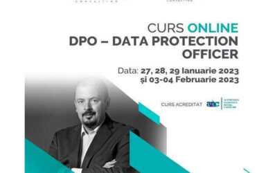 Curs de specializare de responsabil cu protecția datelor (DPO)