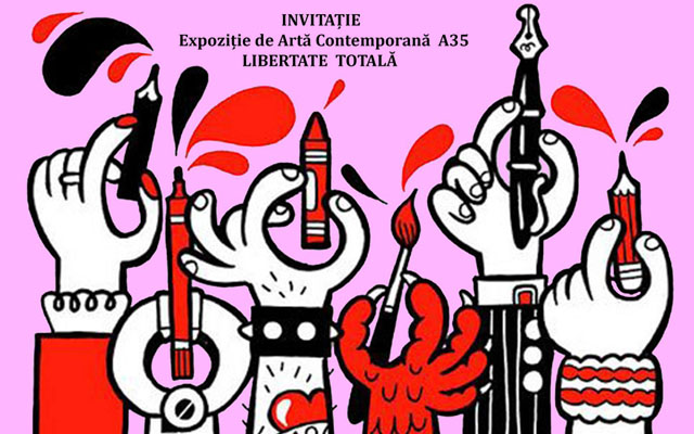 Invitație Expoziție de Artă Contemporană